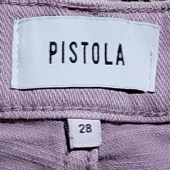 Pistola Winston High-Rise Fray Hem Cut Off Shorts Size 28 - Picture 2 of 13